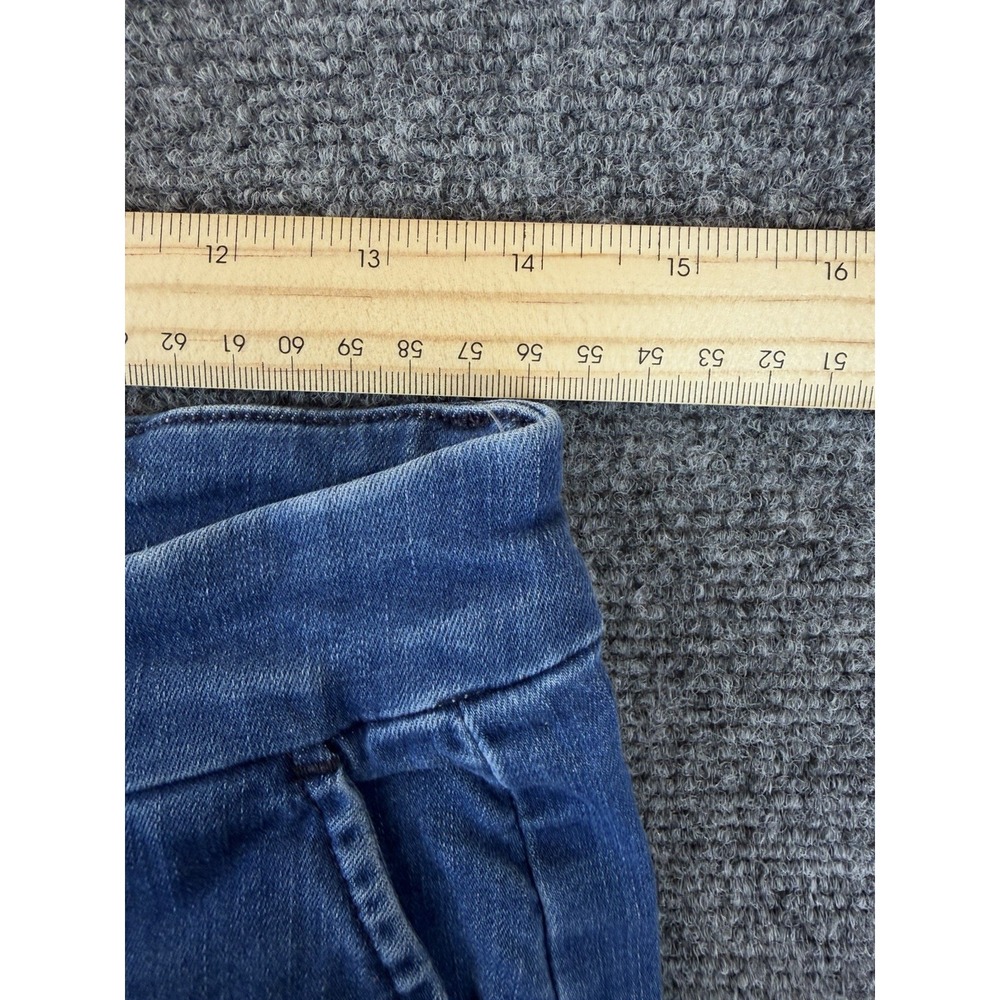 Frank and Eileen Est 1947 Wicklow Italian Chino Denim Pants Raw Hem Blue Siz 8 - Picture 5 of 7